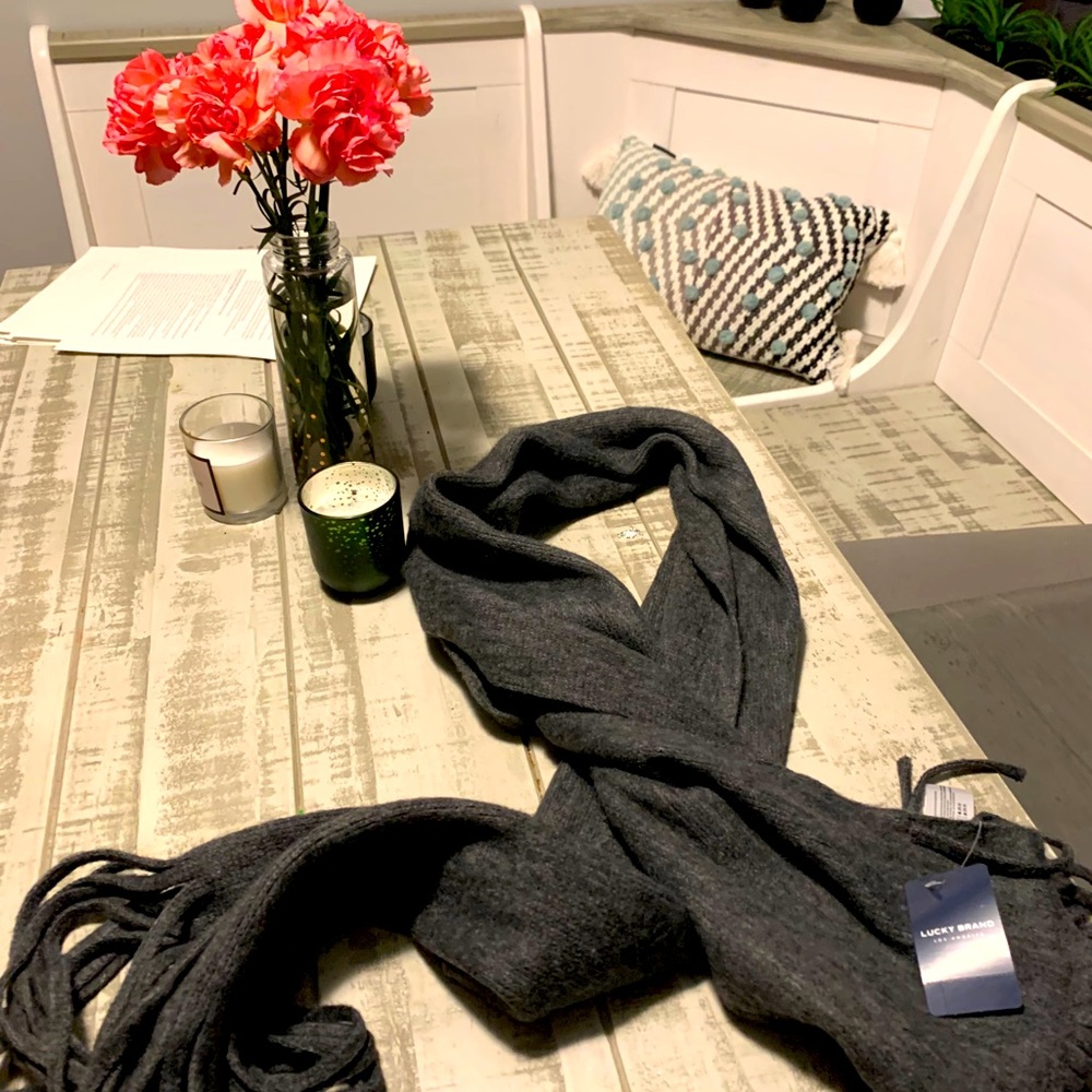 Classy Slate gray Lucky Brand Scarf